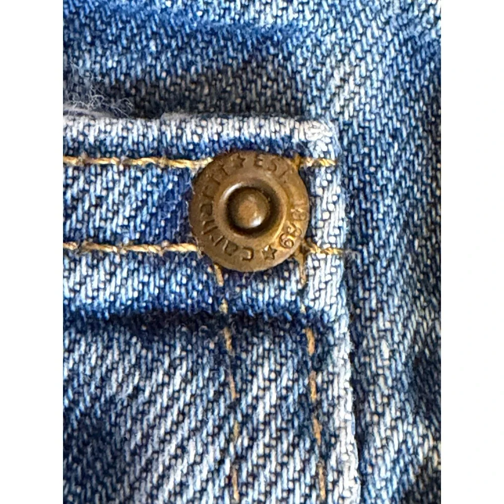 Carhartt Mens Relaxed Fit Straight Leg Jeans Medium Wash Blue Distressed 37x32